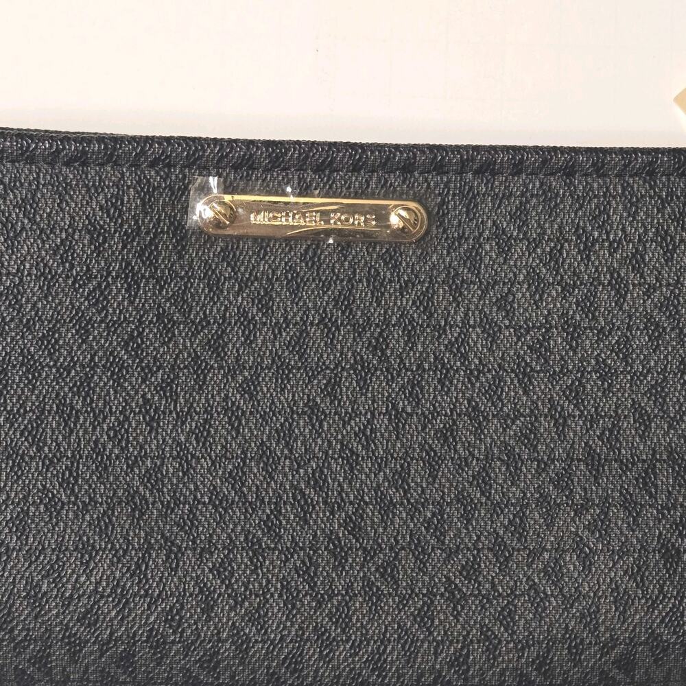 Michael Kors Women's Black Monogram Belt /Crossbody Bag Size S/M NWT - Picture 3 of 7